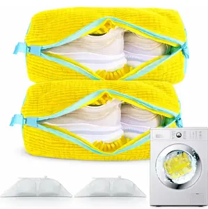 Customer Favorite Reusable Shoe Cleaning Bag - Machine Washable & Protective Laundry Bag For Sneakers & Shoes