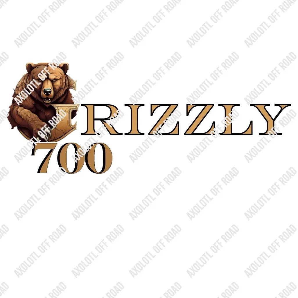 Yamaha Grizzly 700 PAIR OF ATV Decal - High-Quality Vinyl Sticker