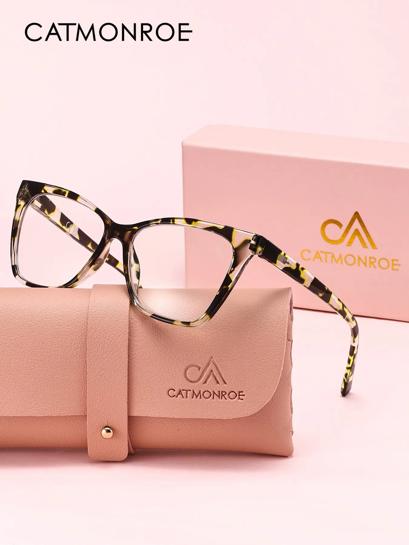 CATMONROE Stylish Cat Eye Anti Blue Light Reading Glasses Tortoise Shell Presbyopia Eyeglasses for Daily Use & Phone Work Trending Eyeglasses High Quality Eyewear