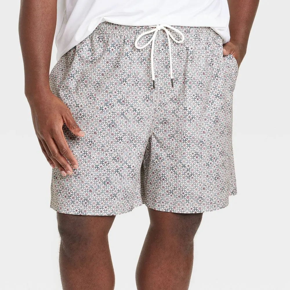 Men's 7" Swim Shorts with Boxer Brief Liner - Goodfellow & Co