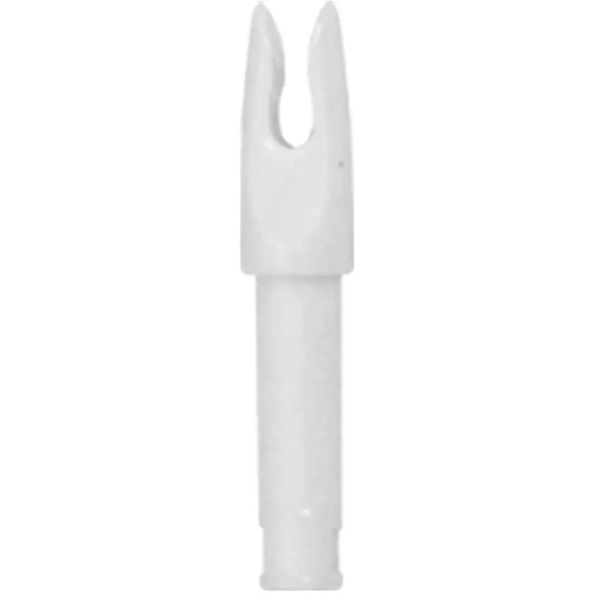 Carbon Express Amped-XS TCX Nocks, 12-Pack White Archery Nocks for Youth Arrows with Predator Fit