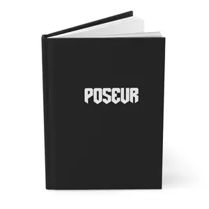 POSEUR Hardcover Journal — Minimal Matte Notebook