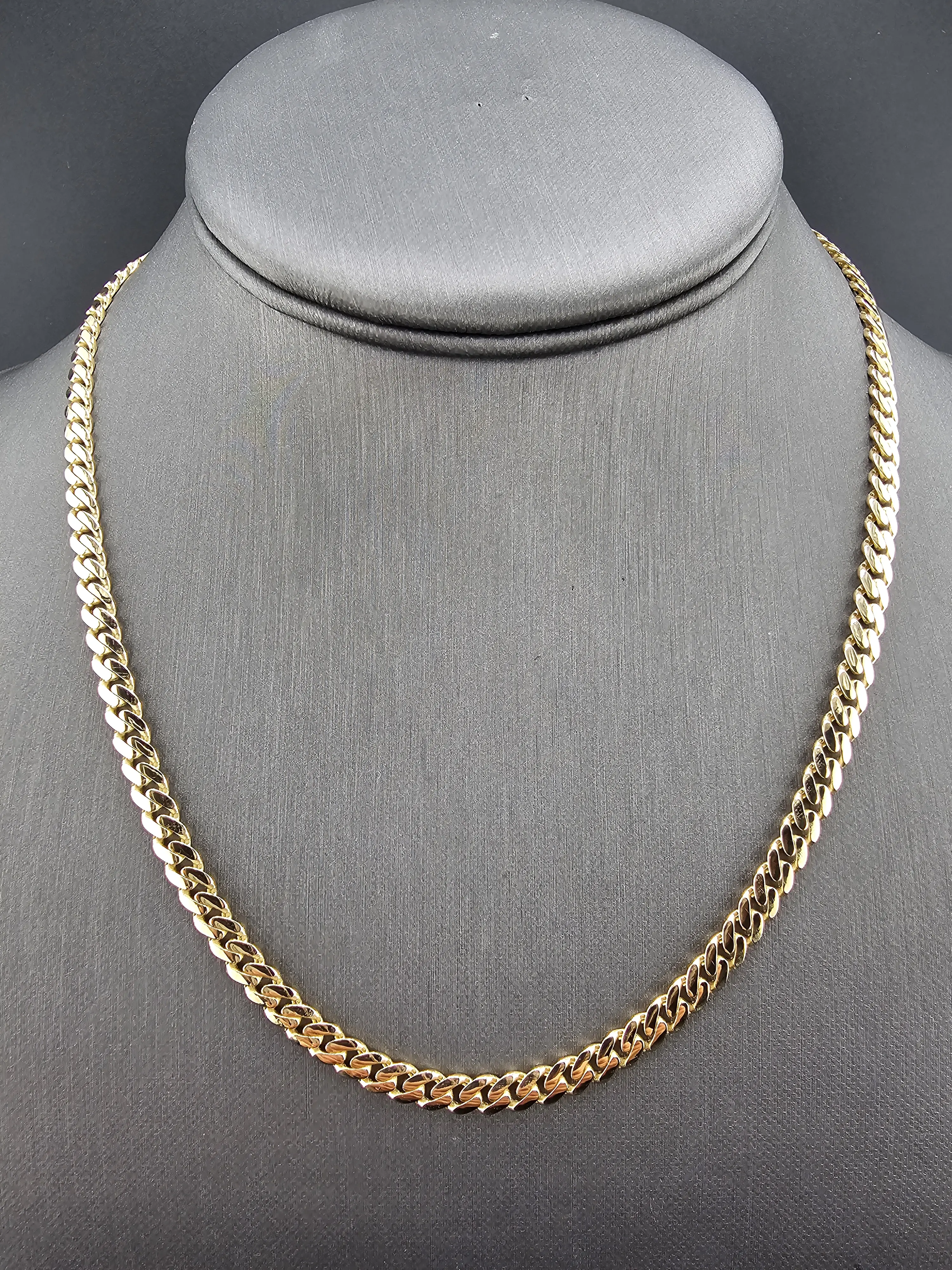 14K Gold Chain - Fancy Chain 18" Length 4.7 mm Thickness Elegant Design for Casual & Formal Occasions SKU# 6040