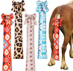 4 count Horse Tail Bag Stretchy 22" Breathable with 2 Strands to Keep Clean and Protected  Supplies