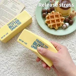 Super Soft Squishy Butter Stick Stress Toy Slow Rising Sensory Fidget for Teens Non Toxic Party Favors Christmas Birthday Gifts Decompression Squeeze