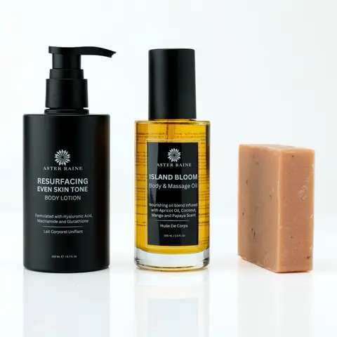Brightening Body Bundle | 3 Products Body Care Kit For Even Skin Tone, Dewy Glow, Skin Repair, Smooth Texture - Ideal Gift