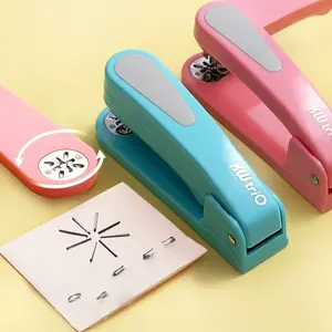360 Rotatable Stapler, Uses 24/6 Staples, Effortless Long Stapler, School Paper Staplers, Office Bookbinding Supplies