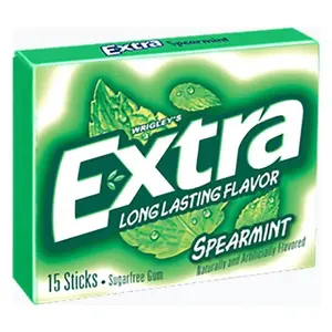 Extra Spearmint Sugar Free Gum: 10-Piece Box
