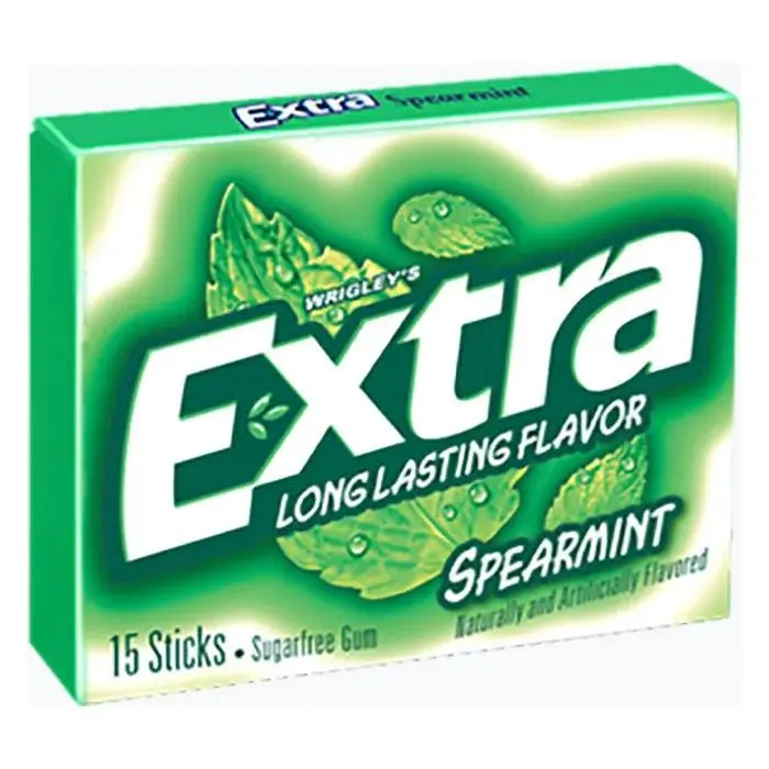 Extra Spearmint Sugar Free Gum: 10-Piece Box