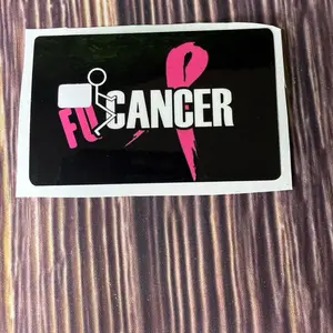 FU cancer credit card skin sticker decal