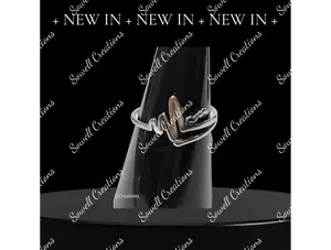 Stainless Steel Silver Heartbeat Ring Size 9 - Durable Hypoallergenic Trending Jewellery for Any Outfit