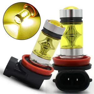 H11 LED Fog Bulbs, Super Bright H8 H11 LED Fog Lights 6500K Warm White, Plug and Play, Replacement Lights for Cars Trucks SUV, Pack of 2