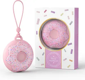 FrSara Hand Warmer, Donut-Shaped HandWarmers, Portable Heater, 3 Heat Settings, 4000mAh Reusable Portable Pocket Heater, Double-Sided Hot Hands for Raynaud's, Golf, Hunting, Stocking Stuffers