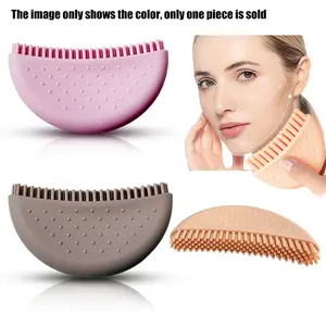 Lymphatic Contour Face Brush, Ergonomic Facial Cleansing Brush, Sculpting and Lymph Massage Tool, Ideal for Facial Contouring