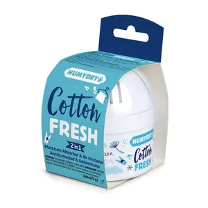 Humydry 7008503 2.6 oz Cotton Fresh Scent Moisture Absorber & Air Freshener