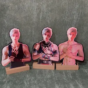 Sylus Love and Deep Space Three-Phase Lenticular Card Sticker - Waterproof Sticker for Refrigerator, Computer, Car, or Door - Valentine Day Gift