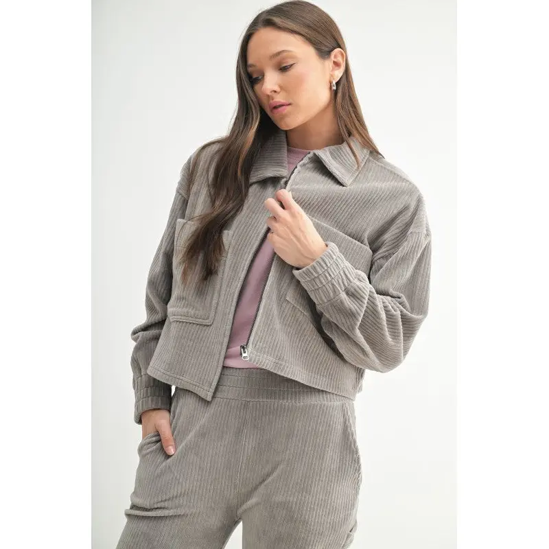 Terrain Corduroy Cropped Jacket