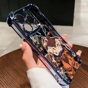 Saiyan B-Balls Anime D-Dragons Black Phone Case Compatible with for iphone 16 15 14 13 12 11 Pro Max X XR XSMAX 8 7 Plus Shockproof Transparent Soft Back Cover