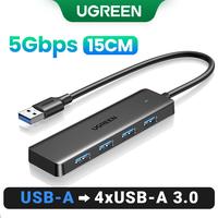 Black USB A-4*USB 3.0 0.15m