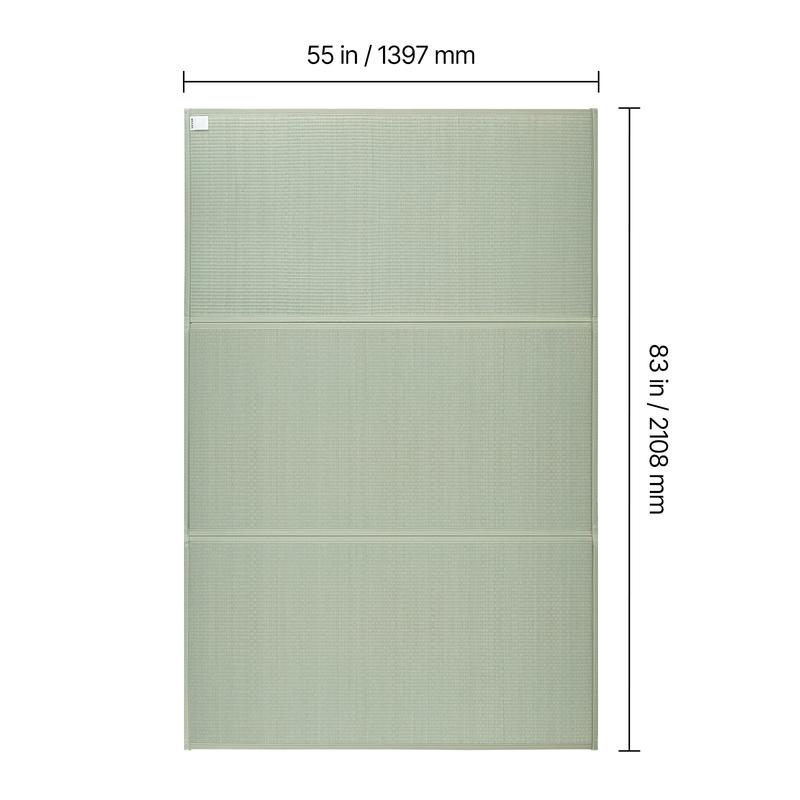 VEVOR Japanese Tatami Mat,  , King Size Foldable Japanese Tatami Mattress( Natural Rush Grass), Japanese Floor Mattress with Non-Slip Backing & Fresh Scent, Futon Mattress for Sleeping Meditation Yoga