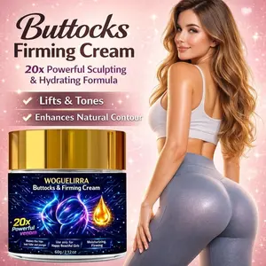 Tightening Cream for Curvy Buttocks, Reduces Unevenness, Light Texture, Nourishing & Gentle Absorption, Suitable for All Skin Types, 60g