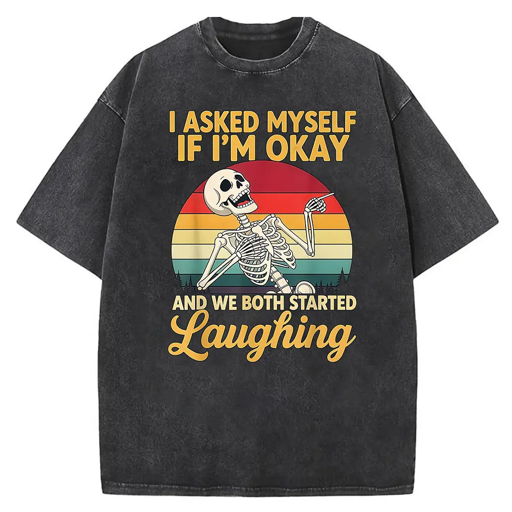 Washed T-shirt-Black