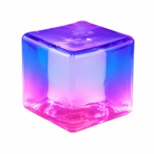 Ice Cube Squishy Slow Rebound Gel Fidget Toy,Ice Block Sensory Toy,Stress Relief Squishy Cube,Perfect Father's Day Gift & Party Favor