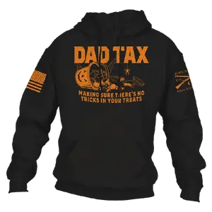 Dad Tax Halloween Hoodie - Black