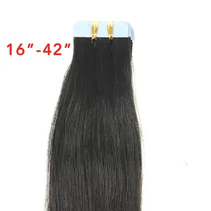 10A/8A Straight Tape-In Human Hair Extension Natural