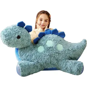 Giant Stegosaurus Stuffed Animal 30" Large Plush Soft Toy Jumbo Cute Dinosaur Plushie Big Size Huge Plushy Birthday Gifts for Kids