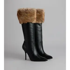 Night Luxe Faux Fur Stiletto Boots