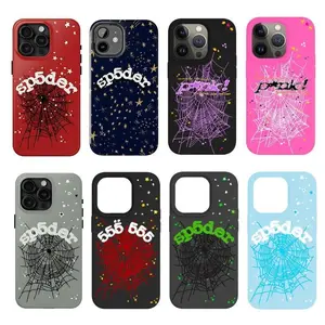 Sp5der Punk Style Phone Case, Sp5der Pink 555 Tough Phone Case, For iPhone 11  to iPhone 17