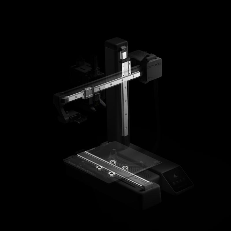 Bambu Lab A1 Mini 3D Printer, Support Multi-Color 3D Printing, Set Up in 20 Mins, High Speed & Precision, Full-Auto Calibration & Active Flow Rate Compensation, ?48 dB Quiet FDM 3D Printers