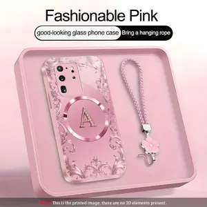 Suitable for [Galaxy S20 Ultra 5g] high-end MagSafe phone case，Each of the 26 letters has its own unique characteristics, Includes a complimentary lanyard and magnetic ring—highly practical. YM99