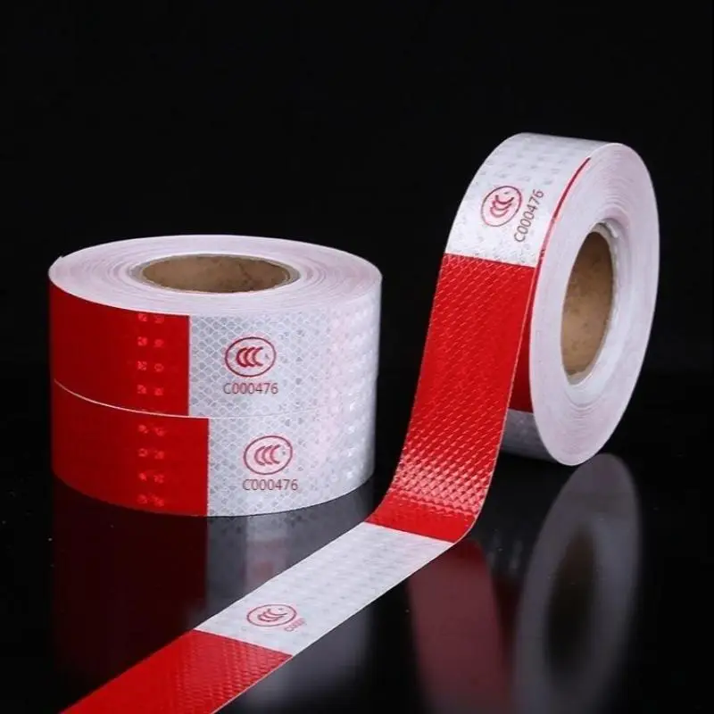 2 Inch x 100 Feet Reflective Tape, 1 Count Waterproof Adhesive Tape, Suitable for Trailers, Trucks, Vehicles and Roads, Boats, Signs and Safety Marks