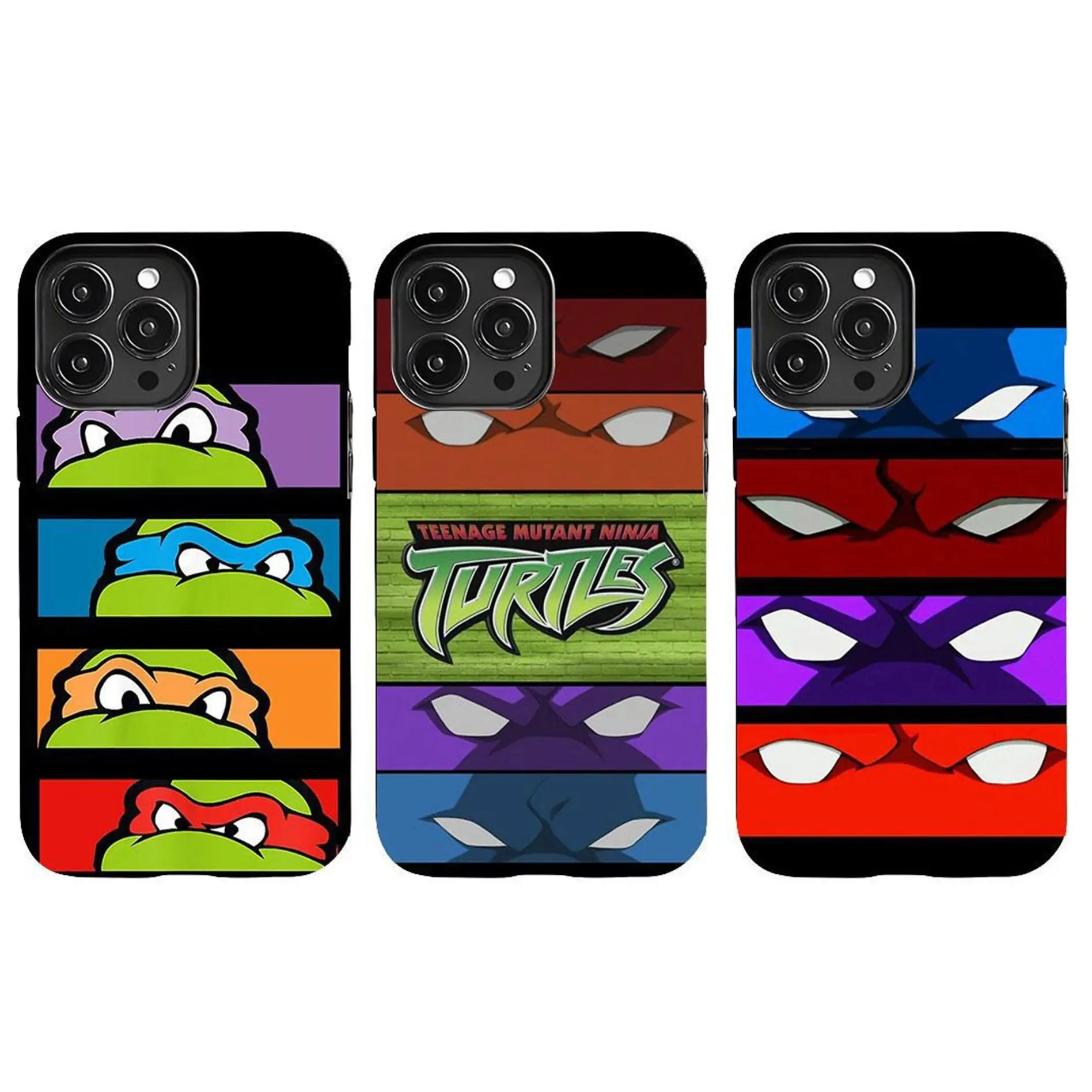 TMNTT Ninja Weapon Glossy Phone Case For IPhone 17-11, Pro Max, Pro Plus, and Samsung S26-23 Safety Two-In-One Case