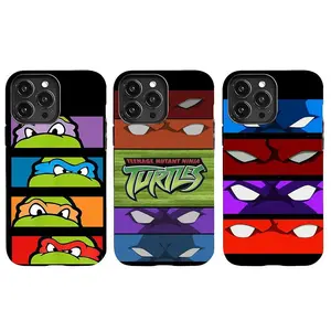 TMNTT Ninja Weapon Glossy Phone Case For IPhone 17-11, Pro Max, Pro Plus, and Samsung S26-23 Safety Two-In-One Case