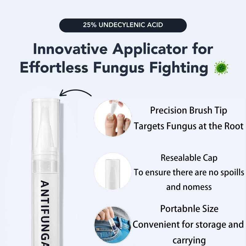 Toenail Fungus Treatment Pen | Extra Strength 25% Undecylenic Acid | Restores Healthy Nails & Improves Appearance | Wellness Essential