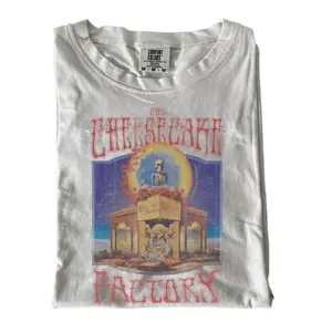 The Cheese Factory Grateful Dead T-Shirt Crew Neck, Menswear Top, Womenswear Top Underwear Streetwear