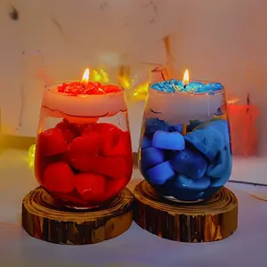 Heart & Glitter Candle