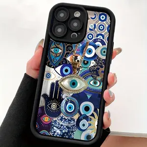 Blue Eyes Art Full Series A54 Phone Case A52 Soft A13 Frosted S24 All-inclusive S20fe/S21plus/S22/S22 Ultra/Fits for Galaxy S23/A05/A12/A13/A15/S22/S23
