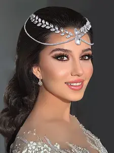 Rhinestone Decorated Headband, Elegant Bridal Headwear for Wedding Bridal Party Formal Occasions, Fashion Hair Accessories for Women