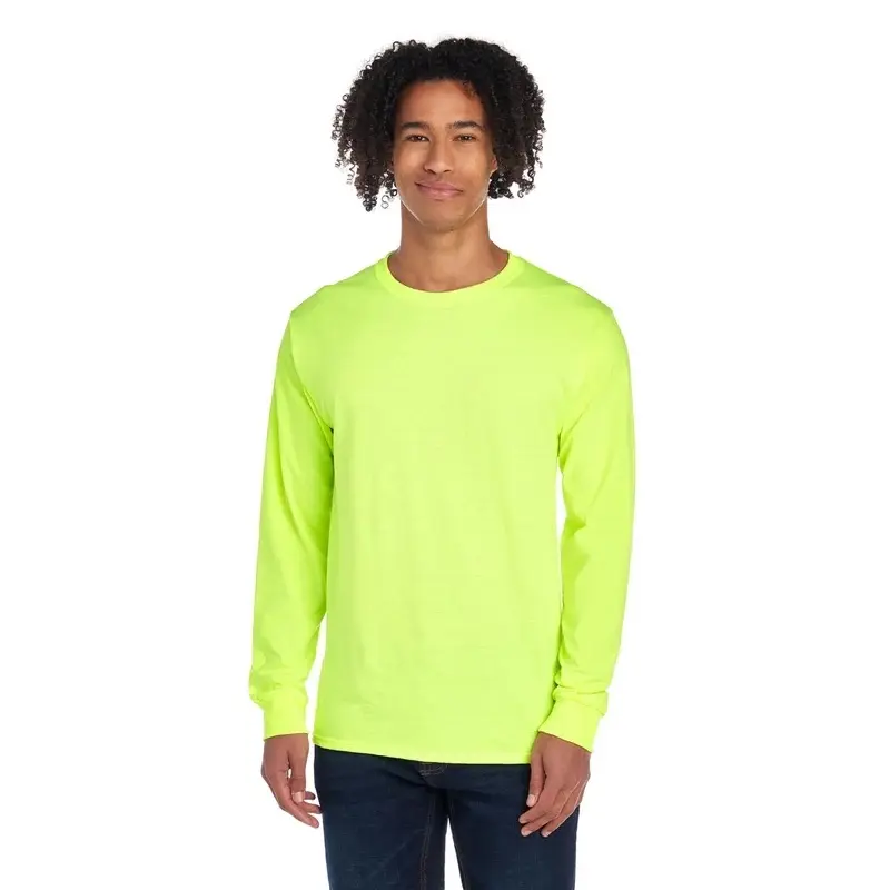 Cotton long sleeve shirts with no hood Menswear Top Casual Man Clothes Crewneck Plain Gamis Wetsuit Beige Outfit