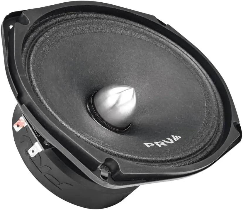 69MR500-4 Bullet, 6x9 Inch Midrange Speaker 4 Ohm, 500 Watts Program Power, Loudspeaker for Pro Car (Single)