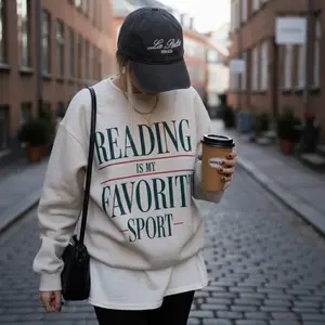 Reading is my favorite sport Sweatshirt, Vintage Reading Sweatshirt, Book lover gift, Bookish shirt, Bookworm, Reader Gift