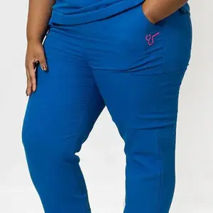 ROYALLY ME WOMEN'S FLARE SCRUB PANTS