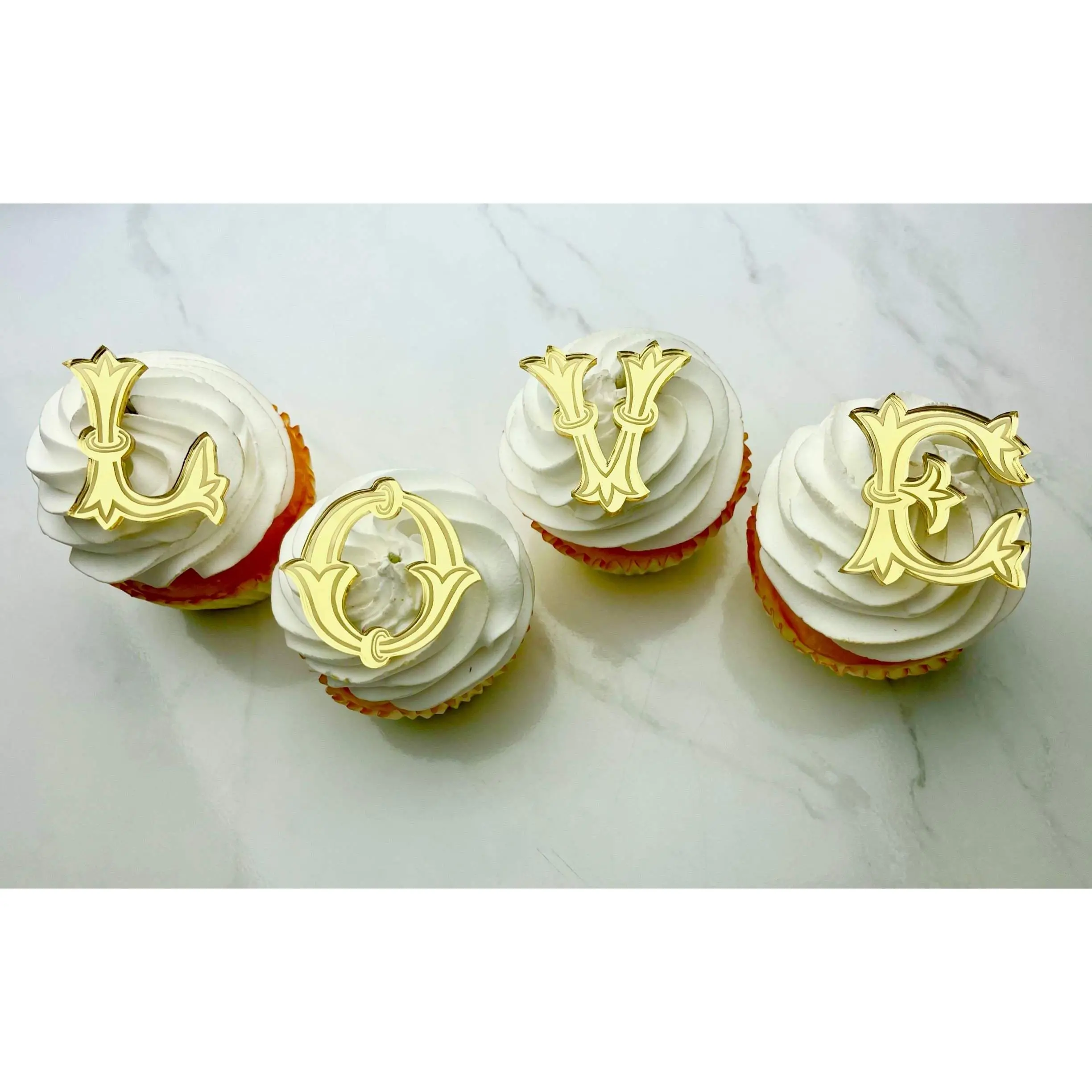 L O V E Toppers | LOVE Valentines Day Cupcake Rounds | Medallions| Cupcake Topper (Sets of 4)