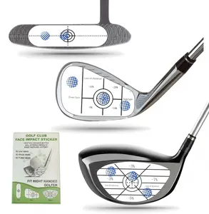 Golf Impact Tape Labels 50*3 PCS Golf Impact Stickers for Swing Training Improve Golf Swing Accuracy Distance Sticky Golf Pro Club Sweet Spot Consistency Analysis
