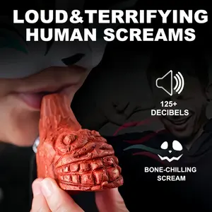 Aztec Death Whistle Loud Up to 125 Decibels, Human Scream Simulation, Gorilla Design, Perfect for Halloween, Emergency Preparedness, Party Supplies, Party Favor