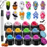 MIZHSE 3D Nail Art Gel Kit – Multi-Color Set for Flowers, Charms & Creative Designs | Non-Sticky Builder Gel